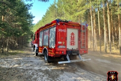 Pożar lasu w Zawadzie