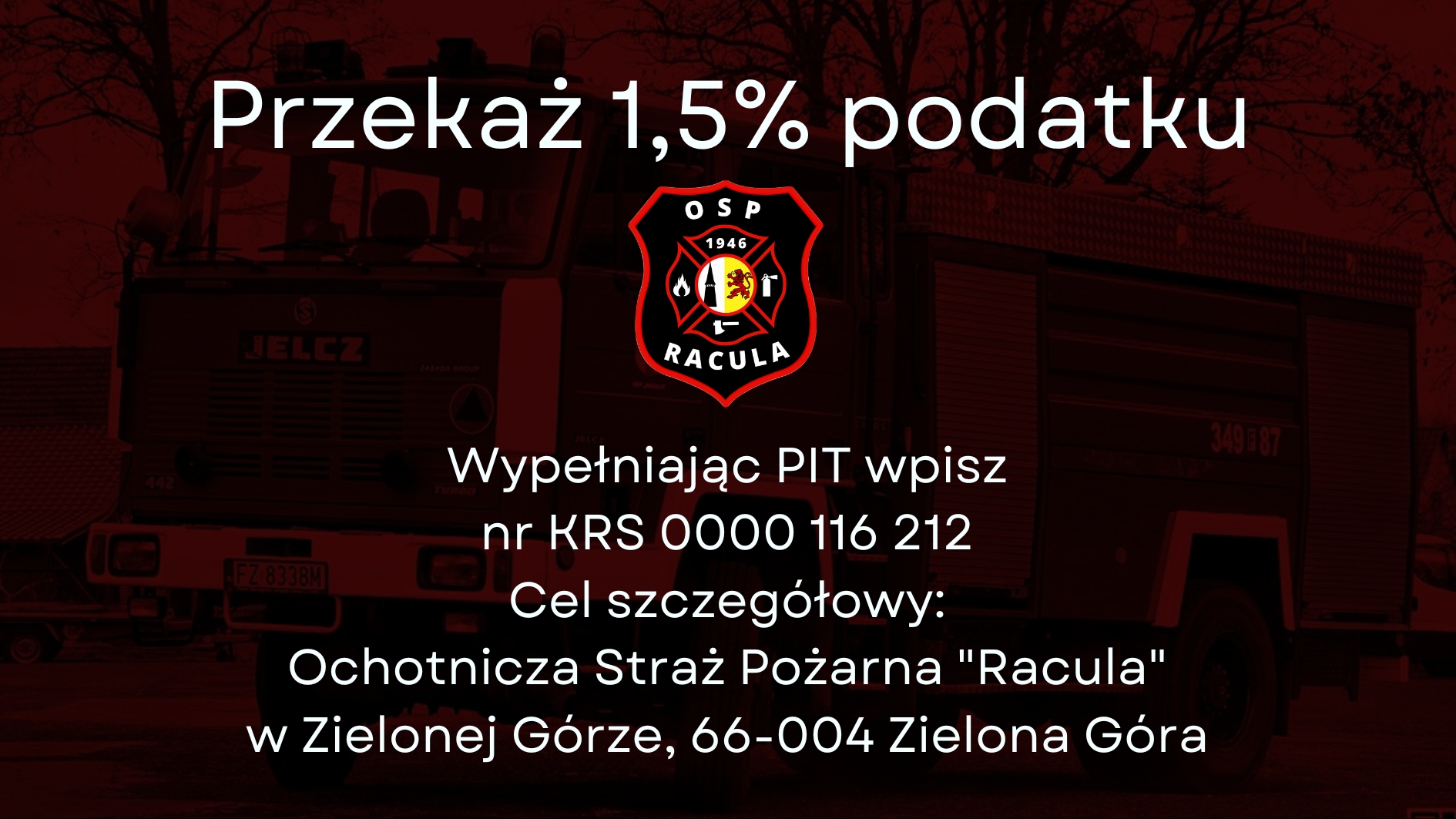 Przekaż 1,5% podatku