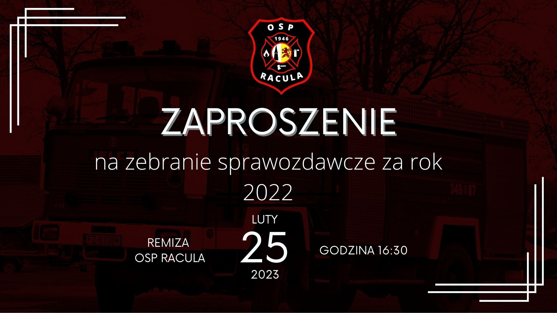 Walne zebranie sprawozdawcze za rok 2022